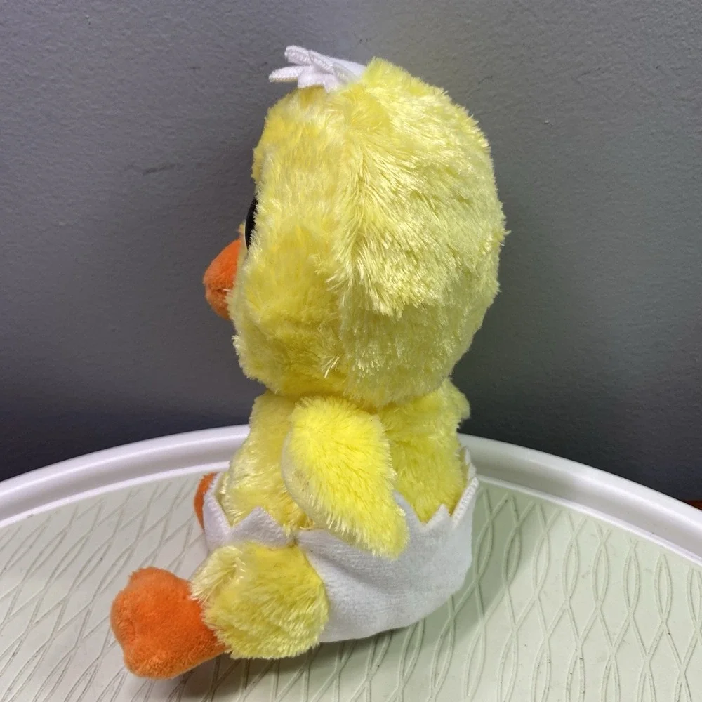 TY BEANIE BOO PEETIE THE YELLOW CHICK 15CM BRAND‎ NEW WITH TAGS EASTER BOOS